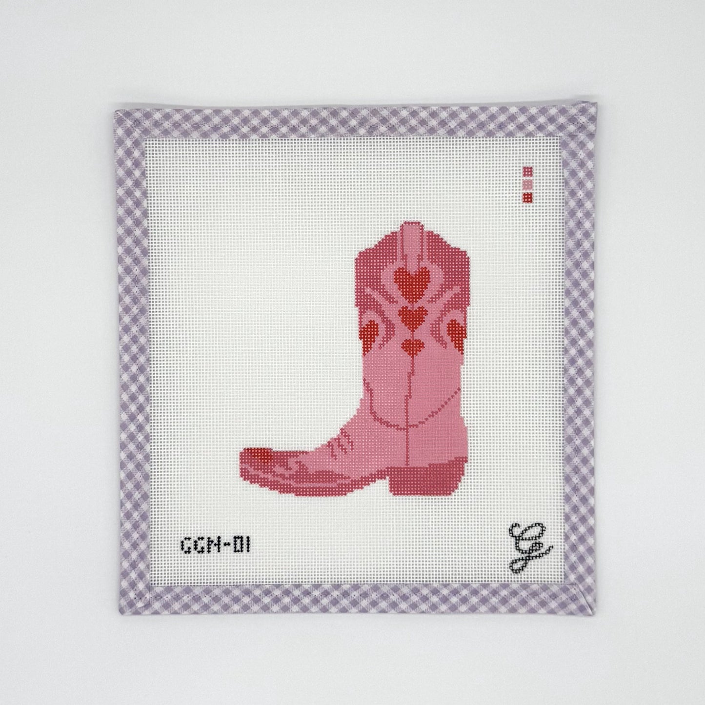 Heart Cowboy Boot Canvas